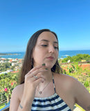 Caixa com Rosa  & Colar Personalizado + Anel do Abraço 💕