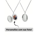 Relicário Clássico Oval com Foto Personalizada