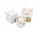 Caixa Rotativa com Rosa Eterna & Colar 2 Corações