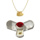 Colar de Corações Amor Eterno