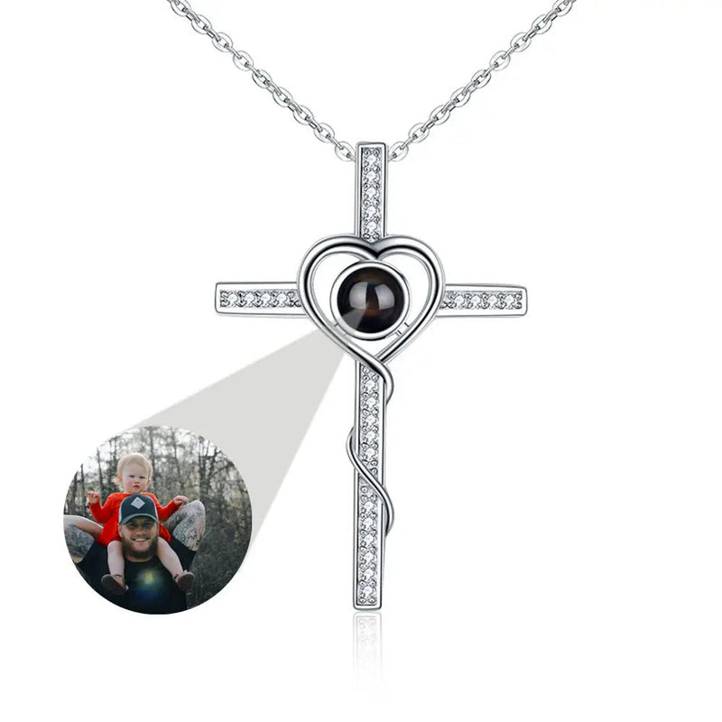 Colar Cruz do Amor | Personalizado com Foto