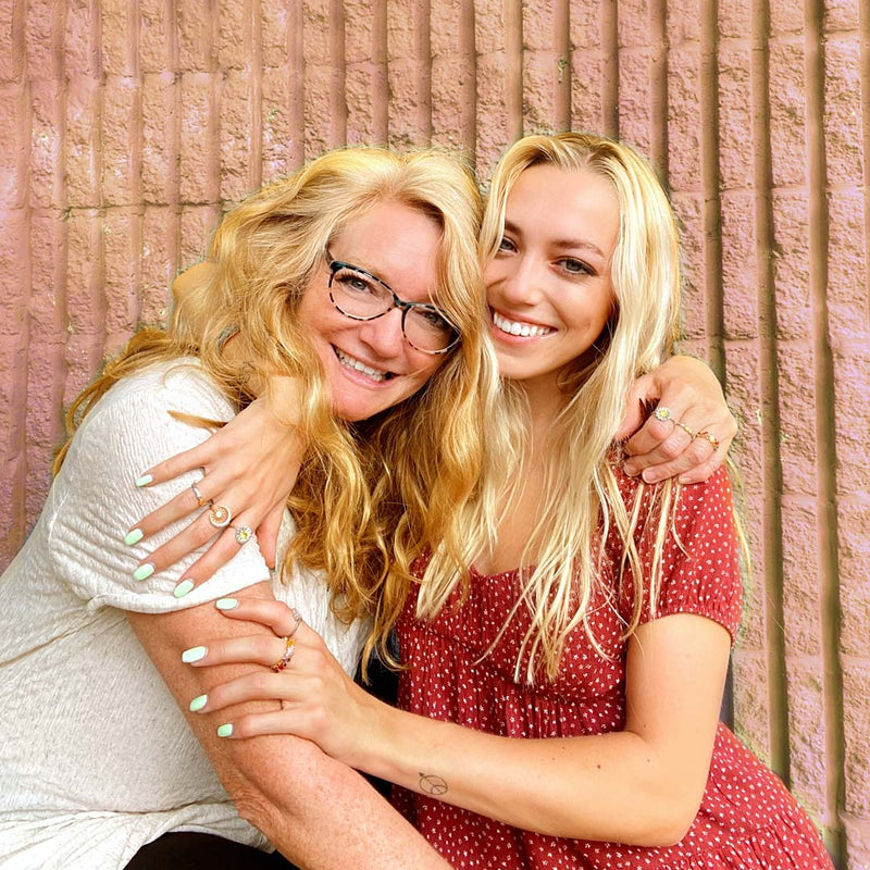 Colar Cruz & Coração - Minha Mãe, Minha Luz